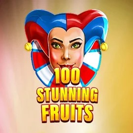 100 Stunning Fruits slot logo by SYNOT Games at WinRolla Casino