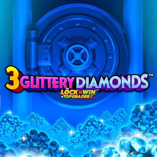 3 Glittery Diamonds by PearFiction Studios, showcased at winrolla.eu – game logo