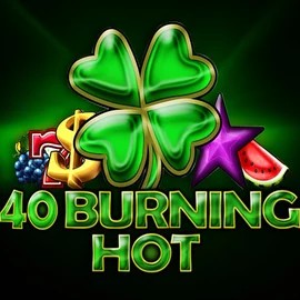 Slots logo of 40 Burning Hot from Amusnet Interactive at WinRolla Casino