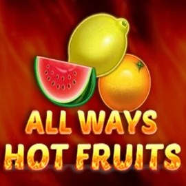All Ways Hot Fruits slot logo by Amatic Industries at WinRolla Casino