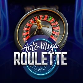 Auto Mega Roulette slot logo by Pragmatic Play at WinRolla Casino