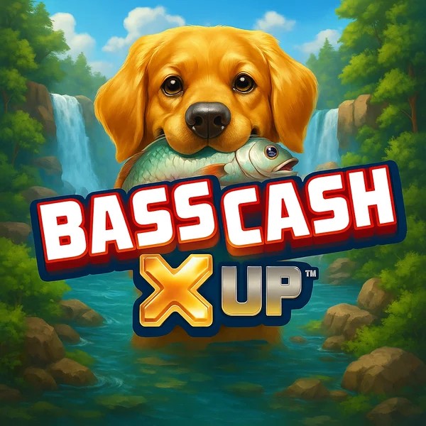 Bass Cash X UP game by Alchemy Gaming – logo hosted on WinRolla Casino