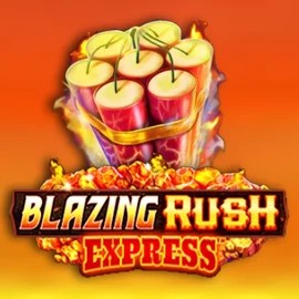 Blazing Rush Express logo by AreaVegas at WinRolla Casino