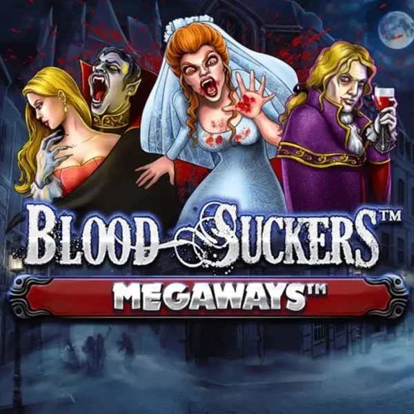 Blood Suckers Megaways logo – Slots by Red Tiger Gaming at WinRolla Casino