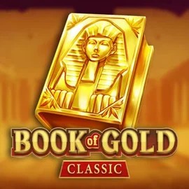 Book of Gold Classic slot logo by Playson at WinRolla Casino