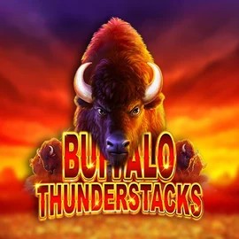 Buffalo Thunderstacks online game logo by Amatic Industries on winrolla.eu