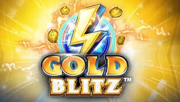 Gold Blitz slot logo by Fortune Factory Studios at WinRolla Casino