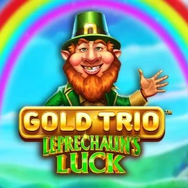 Gold Trio Leprechaun's Luck logo by Playtech at WinRolla Casino