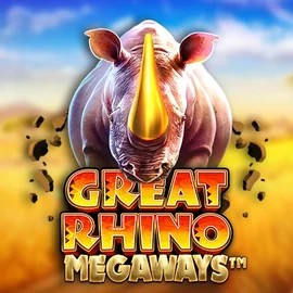 Great Rhino Megaways online game logo by Pragmatic Play on winrolla.eu