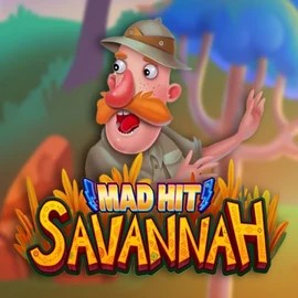 Mad Hit Savannah game by RubyPlay – logo hosted on WinRolla Casino