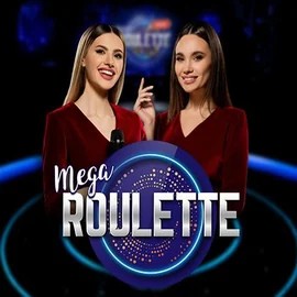 Mega Roulette logo by Pragmatic Play at WinRolla Casino