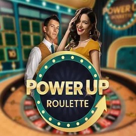 PowerUP Roulette online game logo by Pragmatic Play on winrolla.eu