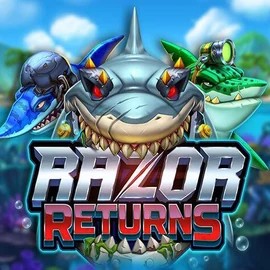 Official Slots logo: Razor Returns by Push Gaming at WinRolla Casino