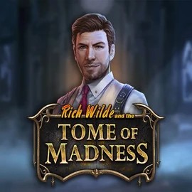 Tome of Madness slot logo by Play'n GO at WinRolla Casino