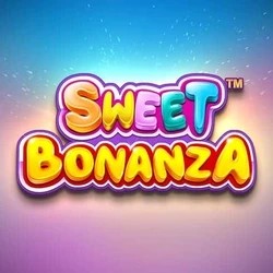 Sweet Bonanza logo by Pragmatic Play at WinRolla Casino