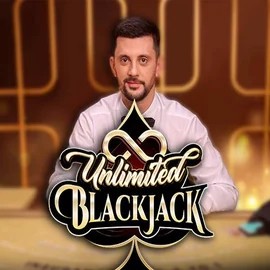 Unlimited Blackjack logo – Live Casino by Ezugi at WinRolla Casino